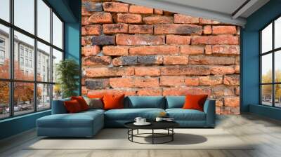 red brick Wall mural