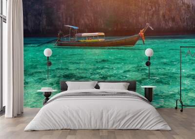 Sea beach atmosphere on Phi Phi Island Wall mural