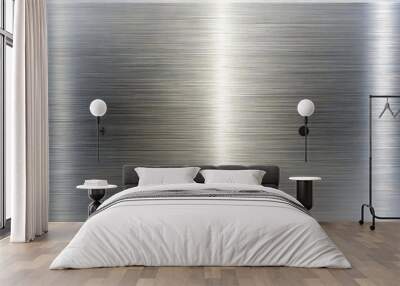 Abstract modern painting with metal element texture background Wall mural