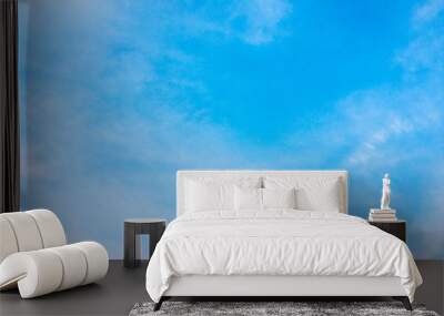 Sky and lakes Bright in the morning Wall mural