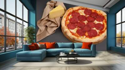 food pizza cafe Wall mural