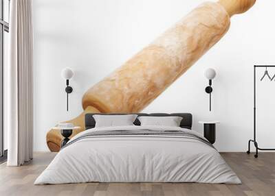 wooden rolling pin transparent background Wall mural