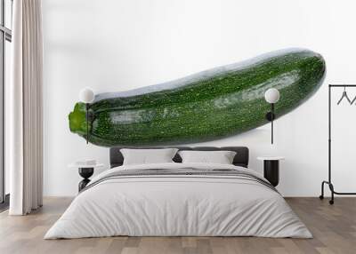 zucchini isolated on white background. Wall mural