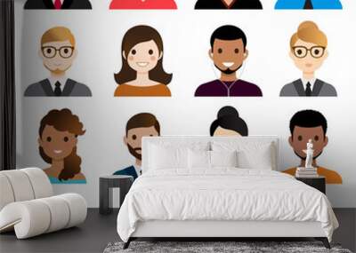 User Avatars Wall mural