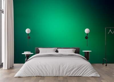 Abstract Green Blurred Background with Dark Edges. Wall mural