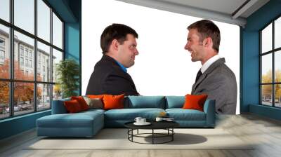 two businessmen Wall mural