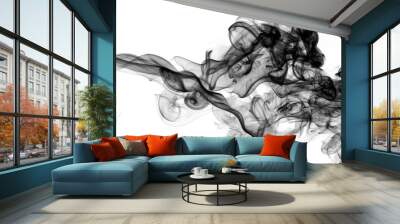 Toxic movement on white background. fire design Wall mural