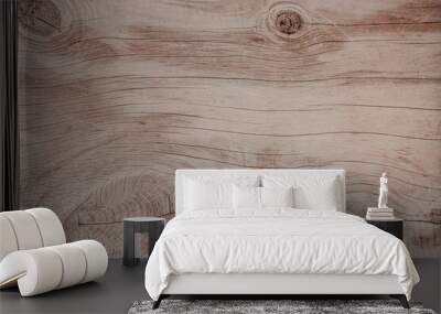 Old wooden planks background texture Wall mural