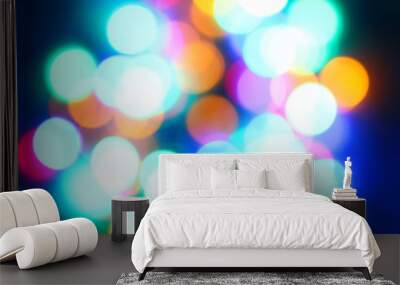 blur colorful bokhe abstarct background Wall mural