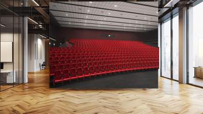 3D rendering modern cinema Wall mural