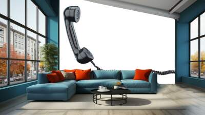 3D rendering old phone handset Wall mural