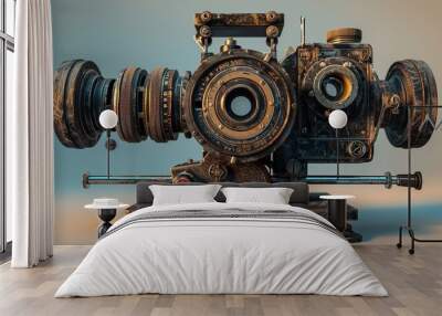 Film Camera on White Background Image

 Wall mural