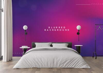 Abstract Background red purple color with Blurred Image is a  visually appealing design asset for use in advertisements, websites, or social media posts to add a modern touch to the visuals. Wall mural