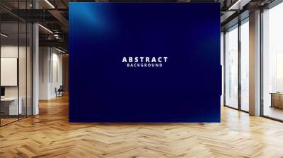 Enhance your visuals with the captivating dark blue abstract mesh blur background. Perfect for advertisements, websites, and social media posts Wall mural