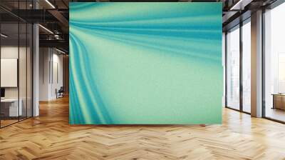 Abstract liquid background with rays. High speed business and technology concept. Blue satin silk luxury cloth fabric texture. Neon lines glow. Super-fast speedy motion blur background design. Wall mural