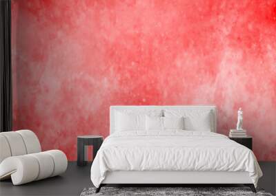 red white watercolor background. abstract red pink watercolor background texture on white. colorful watercolor wash texture design. red watercolor texture. Abstract watercolor hand painted background Wall mural