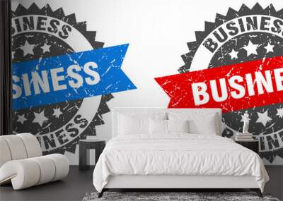 business band sign. business grunge stamp set Wall mural