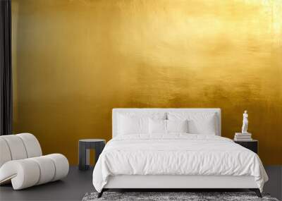 Golden background. Gold texture. Beatiful luxury and elegant gold background. Shiny golden wall texture Wall mural