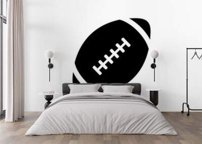 American football icon. Vector Wall mural