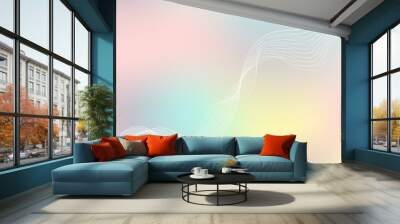 Abstract wave element 1 Wall mural