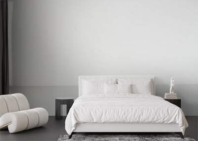 empty white background Wall mural