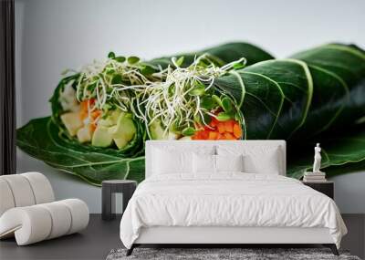 healthy vegetarian food Wall mural