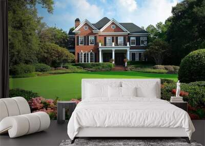 luxury house in the park Wall mural