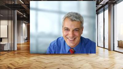 businessman in his office Wall mural