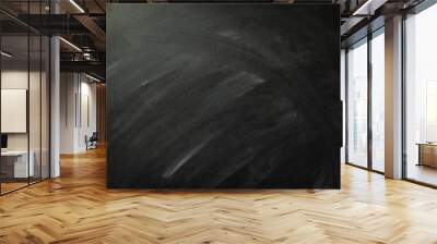 black board background Wall mural