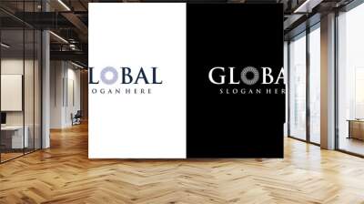 business global logo design vector template Wall mural