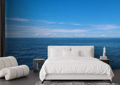 Bluest ocean and sky Wall mural