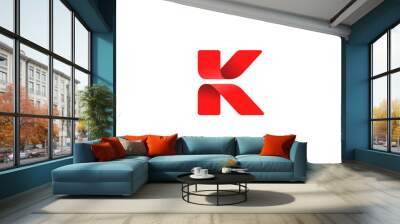 Letter K logo icon design template elements Wall mural