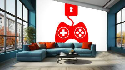 No game vector poster Wall mural