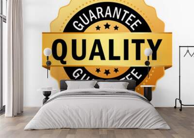 Quality guarantee icon Wall mural