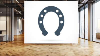 Shoe silhouette vector icon Wall mural