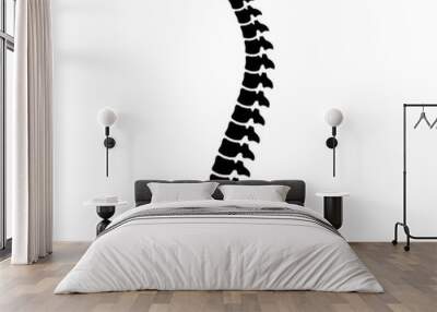 Spinal cord vector icon Wall mural