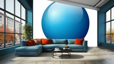 Vector ball figure Wall mural