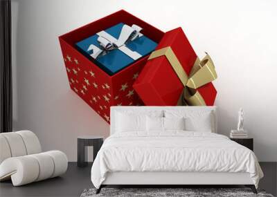 Double christmas box Wall mural