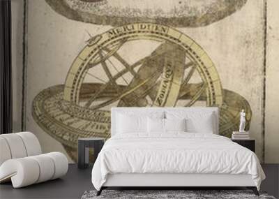 Armillary Sphere. Date: 1719 Wall mural