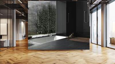 Minimal bathroom design Wall mural