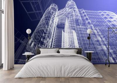 abstract architecture Wall mural