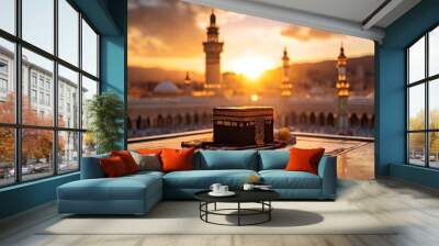 beautiful arabic islam concept design for Ramadam and Eid Wall mural