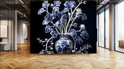 beautiful flower natural view element in a magical atmosphere Wall mural