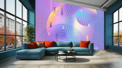 science fiction, futuristic abstract poster 