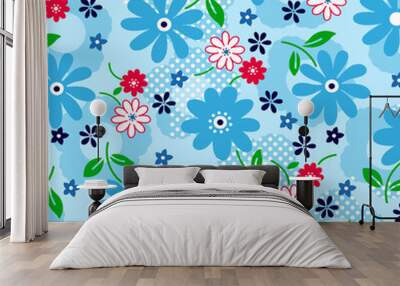 floral,camouglage,ornament,abstract pattern suitable for textile and printing needs Wall mural