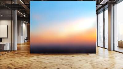 Early Morning Light, The Natural Lighting Phenomena. Wall mural