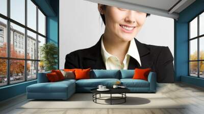 happy businesswoman Wall mural