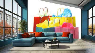 shopping bags Wall mural