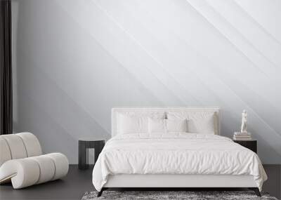 Premium white and black backogrund with dynamic shadow on background. Eps 10 Wall mural