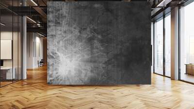 Brushed metal plate with drilled holes Wall mural